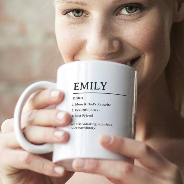 Personalized Name Definition Quote Name Mug (Creator Uploaded)