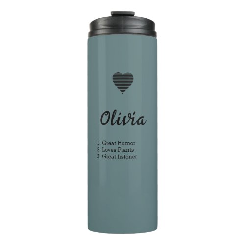Personalized Name Definition  Thermal Tumbler