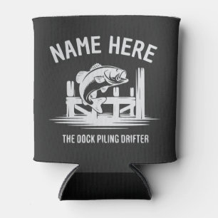 Personalized Name Dock Shadow Bass Can Cooler
