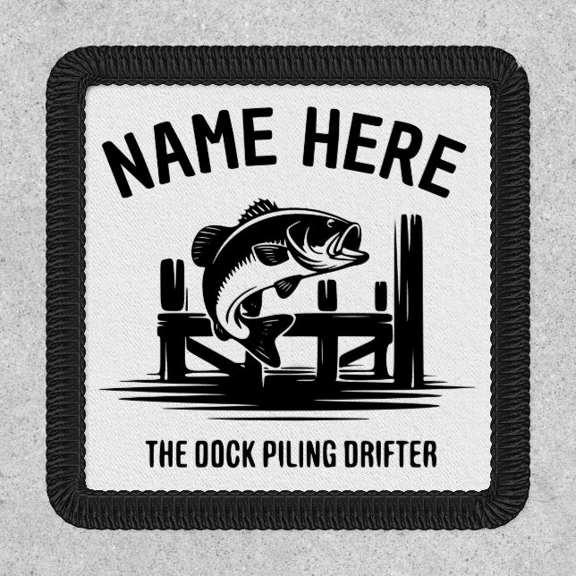 Personalized Name Dock Shadow Bass Patch (Front)