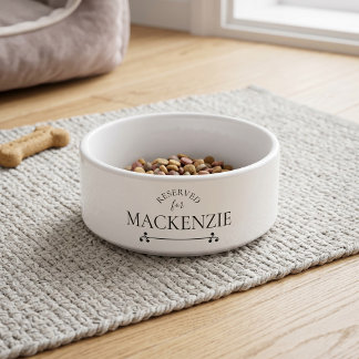 Personalized Name Dog and Cat Gifts Bowl