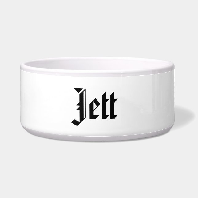 Personalized Name Dog Bowl (Front)