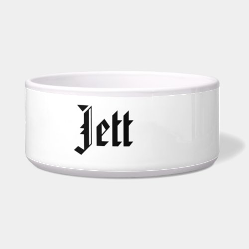 Personalized Name Dog Bowl