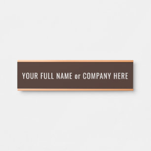 Personalized Name Door Sign Custom Colors and Font