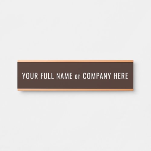 Personalized Name Door Sign Custom Colors and Font
