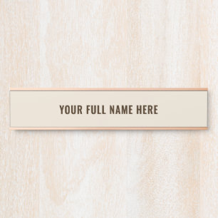 Personalized Name Door Sign Example Choose Colors