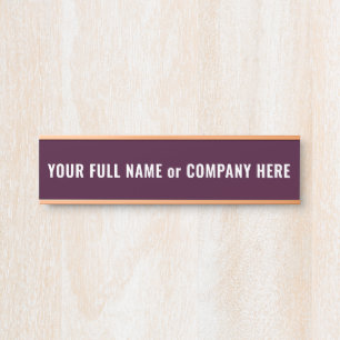 Personalized Name Door Sign Your Own Design