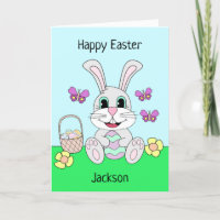 Personalized Name Easter Card