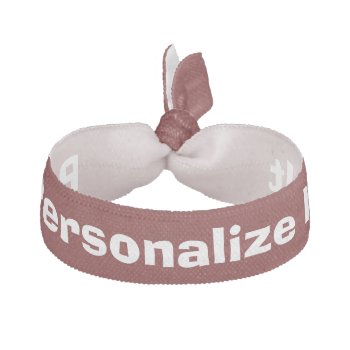 Personalized Name Elastic Hair Tie by customthreadz at Zazzle