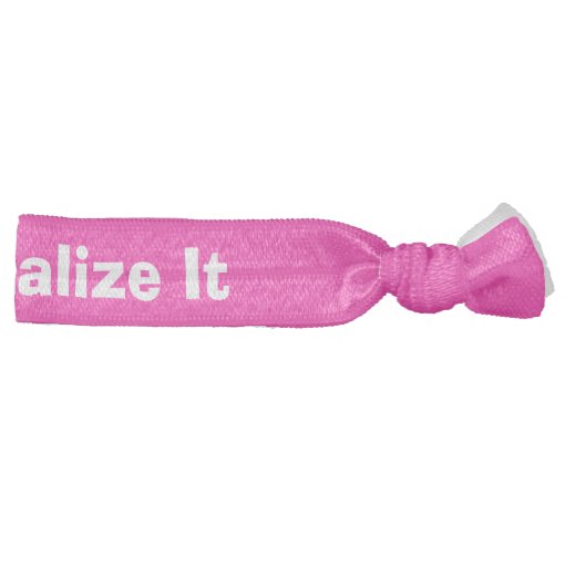 Personalized name elastic hair tie Zazzle