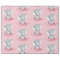 Personalized Name Elephant Baby Girl Pink and Gray