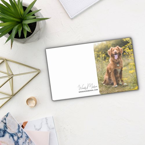 Personalized Name Email and Photo  Post_it Notes