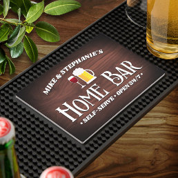 Personalized Name/Family Home Bar Mat 