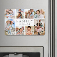 Personalized Name Family Photo Collage