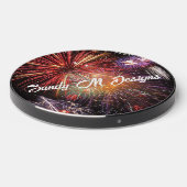 Personalized Name Fireworks Finale Wireless Charger (Front 2)