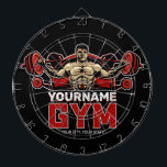 Personalized NAME Fitness Home GYM Weight Lifting  Dart Board<br><div class="desc">Personalized NAME Fitness Home GYM Weight Lifting design - Customize with your Name or Custom Text!</div>