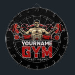 Personalized NAME Fitness Home GYM Weight Lifting  Dart Board<br><div class="desc">Personalized NAME Fitness Home GYM Weight Lifting design - Customize with your Name or Custom Text!</div>