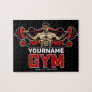 Personalized NAME Fitness Home GYM Weight Lifting  Jigsaw Puzzle