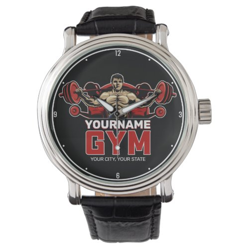Personalized NAME Fitness Home GYM Weight Lifting  Watch