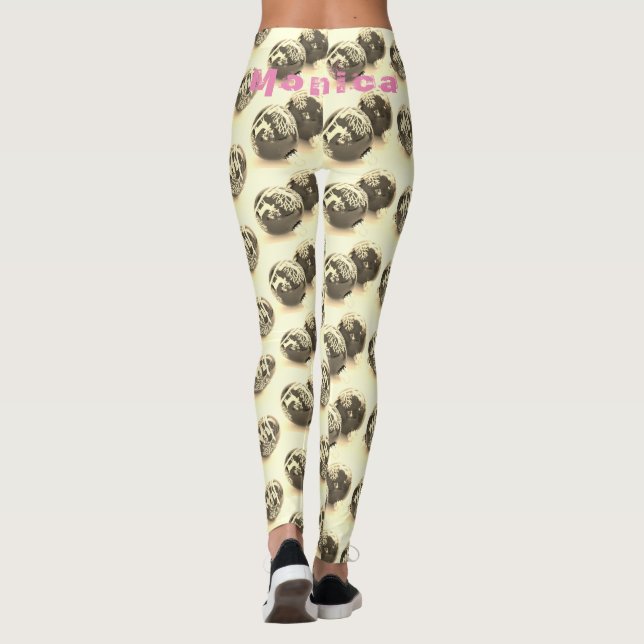 Personalized Name Fitness Leggings (Back)