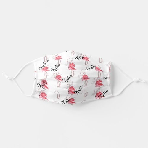 Personalized Name Flamingo Gifts for all Adult Cloth Face Mask