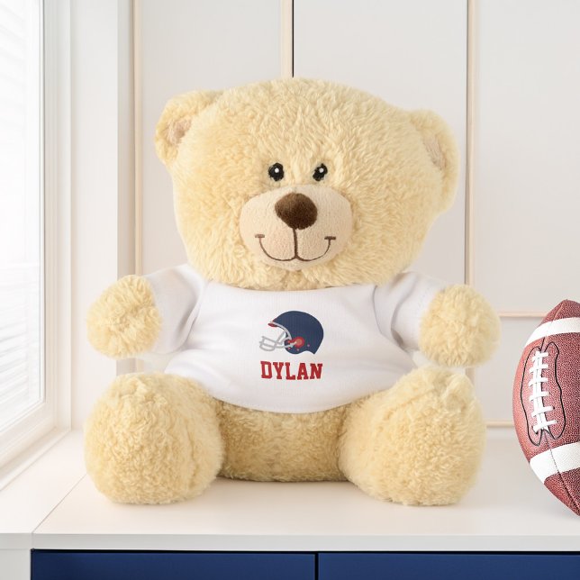 Personalized Name Football Jersey Teddy Bear (Creator Uploaded)