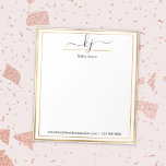 Personalized Name | From The Desk Of Notepad at Zazzle