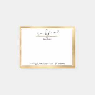 Personalized Name   From The Desk Of Post-it Notes