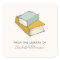 Personalized Name From The Library of Bookplate