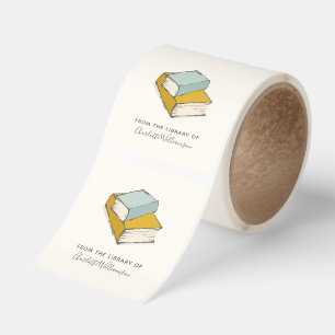 Personalized Name From The Library of Bookplate