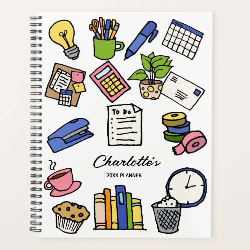 Personalized Name Fun Planning Icons Planner