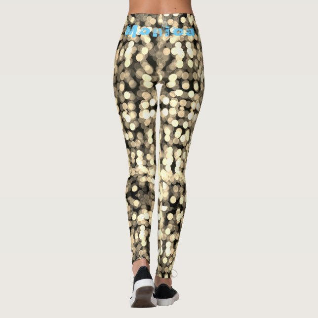 Personalized Name Funky Leggings (Back)