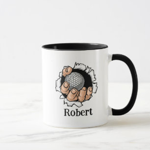 Personalized name Funny golf ball Mug