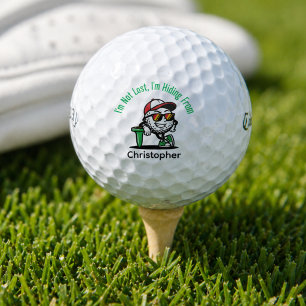 Personalized Name Funny Golf Balls