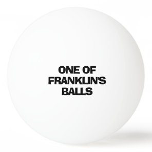 Personalized Name Funny Ping Pong Ball
