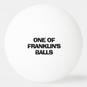 Personalized Name Funny Ping Pong Ball