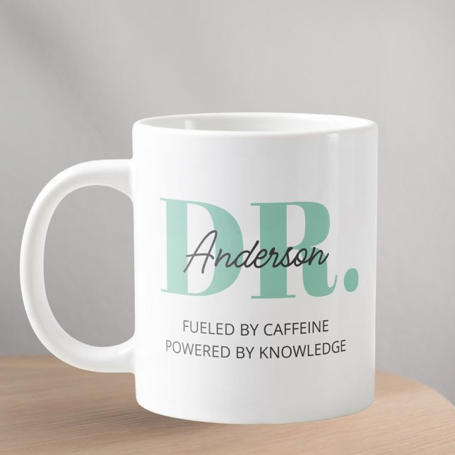 Personalized Name Funny Quote Doctor Graduation Giant Coffee Mug (Creator Uploaded)