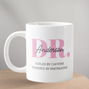 Personalized Name Funny Quote Doctor Graduation Giant Coffee Mug