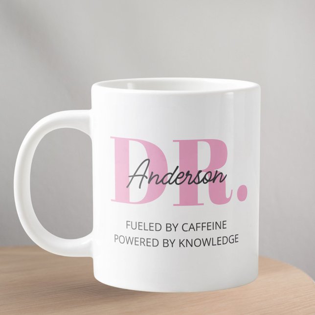 Personalized Name Funny Quote Doctor Graduation Giant Coffee Mug (Creator Uploaded)