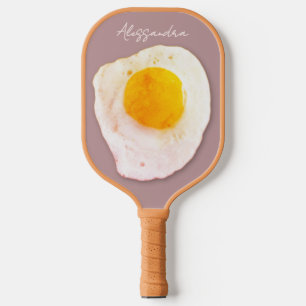 Personalized Name Funny Retro Brown Food Lover  Pickleball Paddle