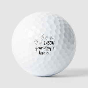 Personalized Name Funny Wifey Ball Lost Golf Ball