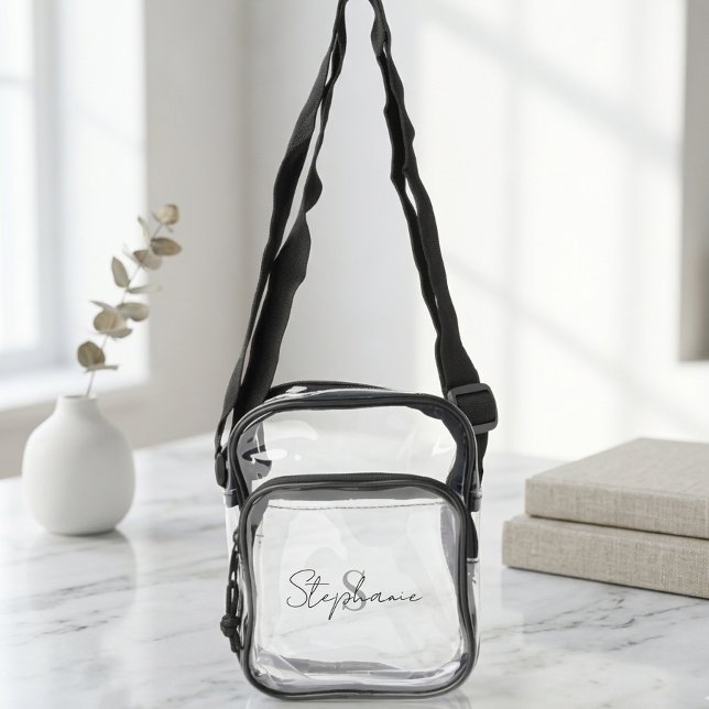 Personalized Name Gift Clear Crossbody Bag (Creator Uploaded)