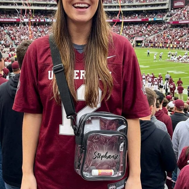 Personalized Name Gift Clear Crossbody Bag (Creator Uploaded)