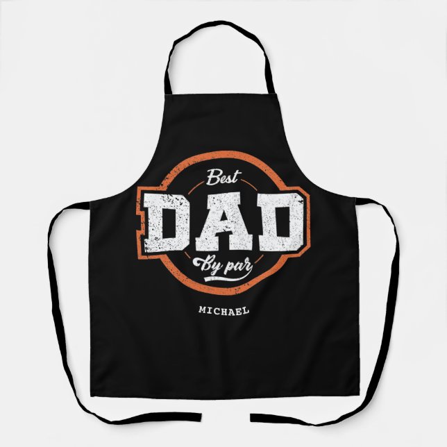 Personalized Name Gift for Dad Apron (Front)