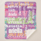 Personalized Name Girls Blanket
