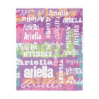 Personalized Name Girls Blanket