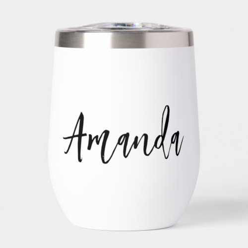 Personalized Name Girls Trip Bridesmaid Birthday Thermal Wine Tumbler