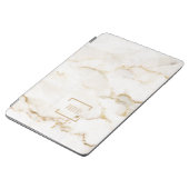 Personalized Name Gold Effect Marble iPad Air Cover (Side)