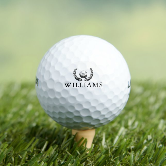 Personalized Name Golf Ball And Wreath (Insitu Tee)