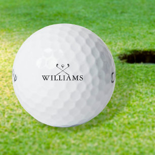 Personalized Name Golf Clubs Golf Balls